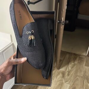 Black Tassel Loafers